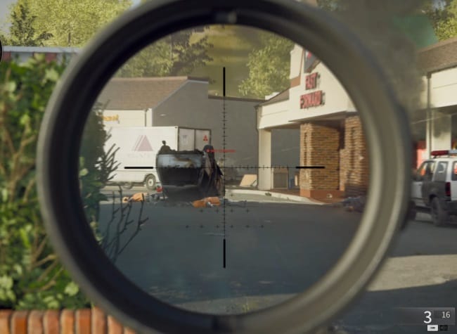 COD BO6のLR7.62のアイアンサイト